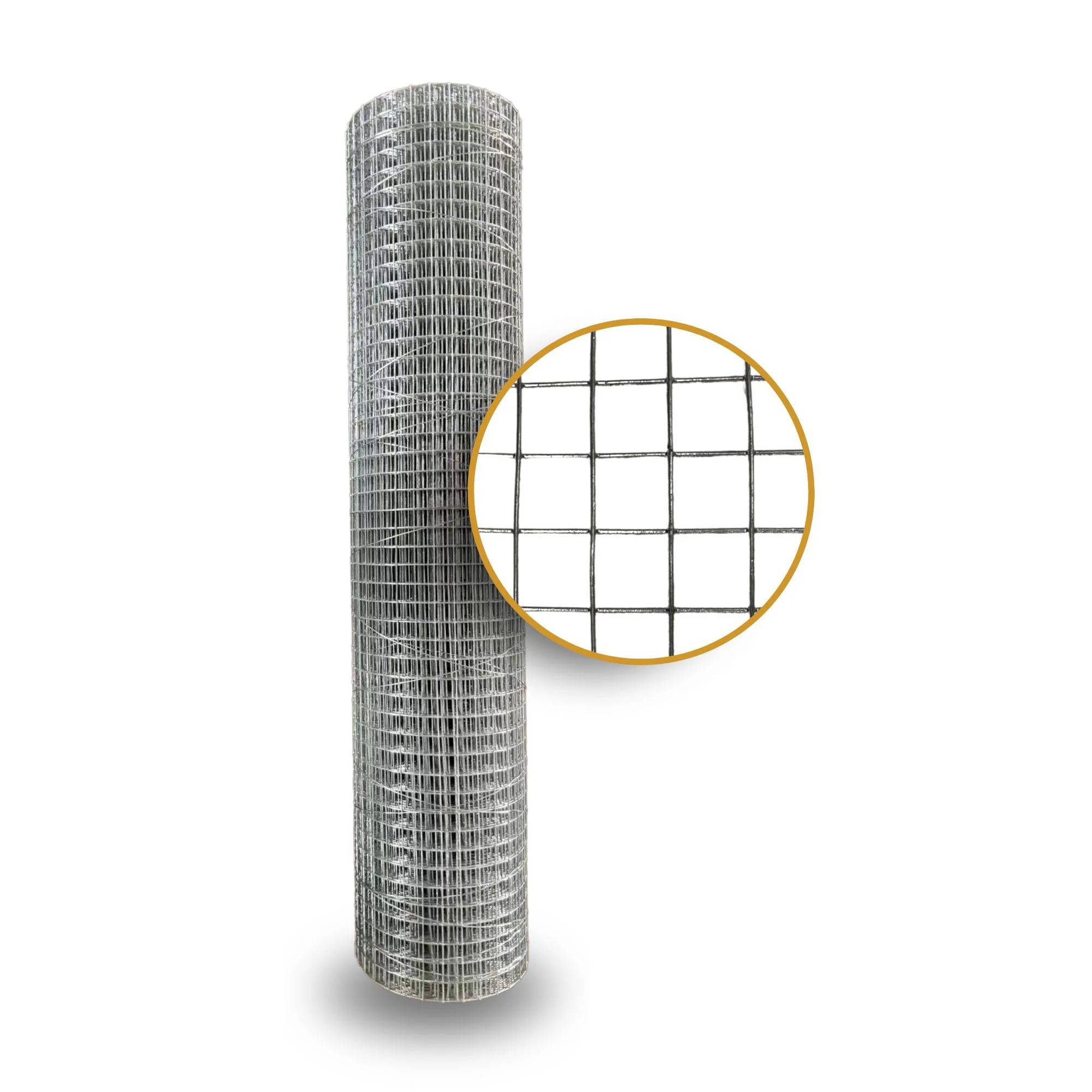 Welded mesh close-up with uniform square openings